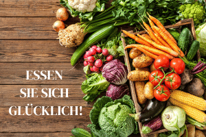glücklich essen